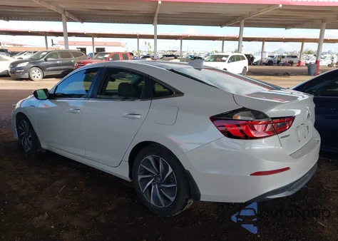 2020 Honda Insight Touring z USA, uszkodzony, nr VIN 19XZE4F99LE010396